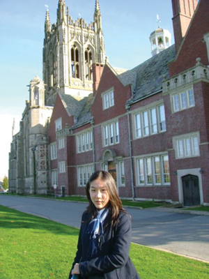 2010년 St. Mark's, Pomfret School 합격자인 한승주 학생.