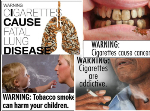 식품의약국이 공개한 흡연 경고 그림 시안들