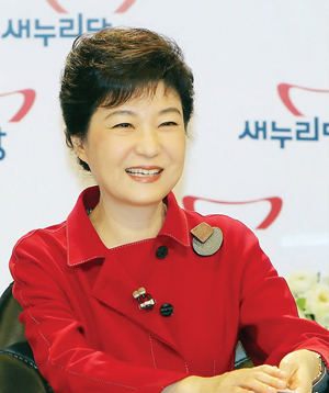 대한민국 18대 대통령에 당선된 새누리당 박근혜 후보