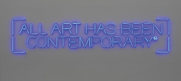 ‘All Art Has Been Contemporary’ by Maurizio Nannucci, MFA소장