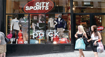 보스톤에서 첫 가게 문을 연 시티 스포츠가 파산 신청을 했다