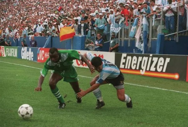 1994년 월드컵 당시 질레트 스타디움에서 열렸던 아르헨티나와 나이지리아의 경기 모습