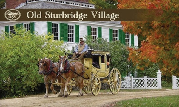 올드 스터브리지 빌리지(Old Sturbridge Village). 3월의 4주간 동안을 메이플 데이로 지정하여 뉴잉글랜드의 역사를 기념하고 있다