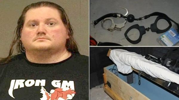 아동 납치 및 성폭행을 계획한 제프리 포트웨이와 그의 지하실에서 발견된 범행 도구들