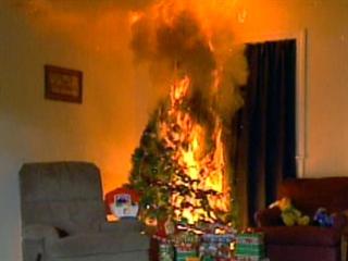 크리스마스 트리로 인한 화재는 인명 피해로 직결되기 때문에 주의가 필요하다